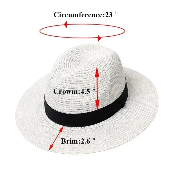Adjustable Panama straw hat, 50%   Free Shipping