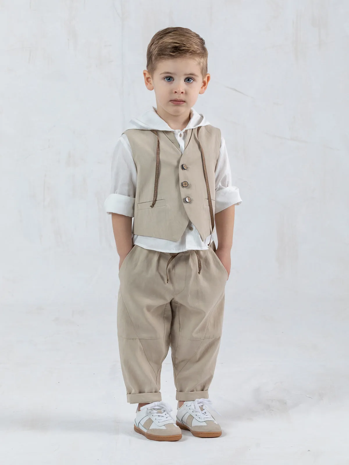 Boy's Boho cotton outfit set 4pcs – ETEOKLIS