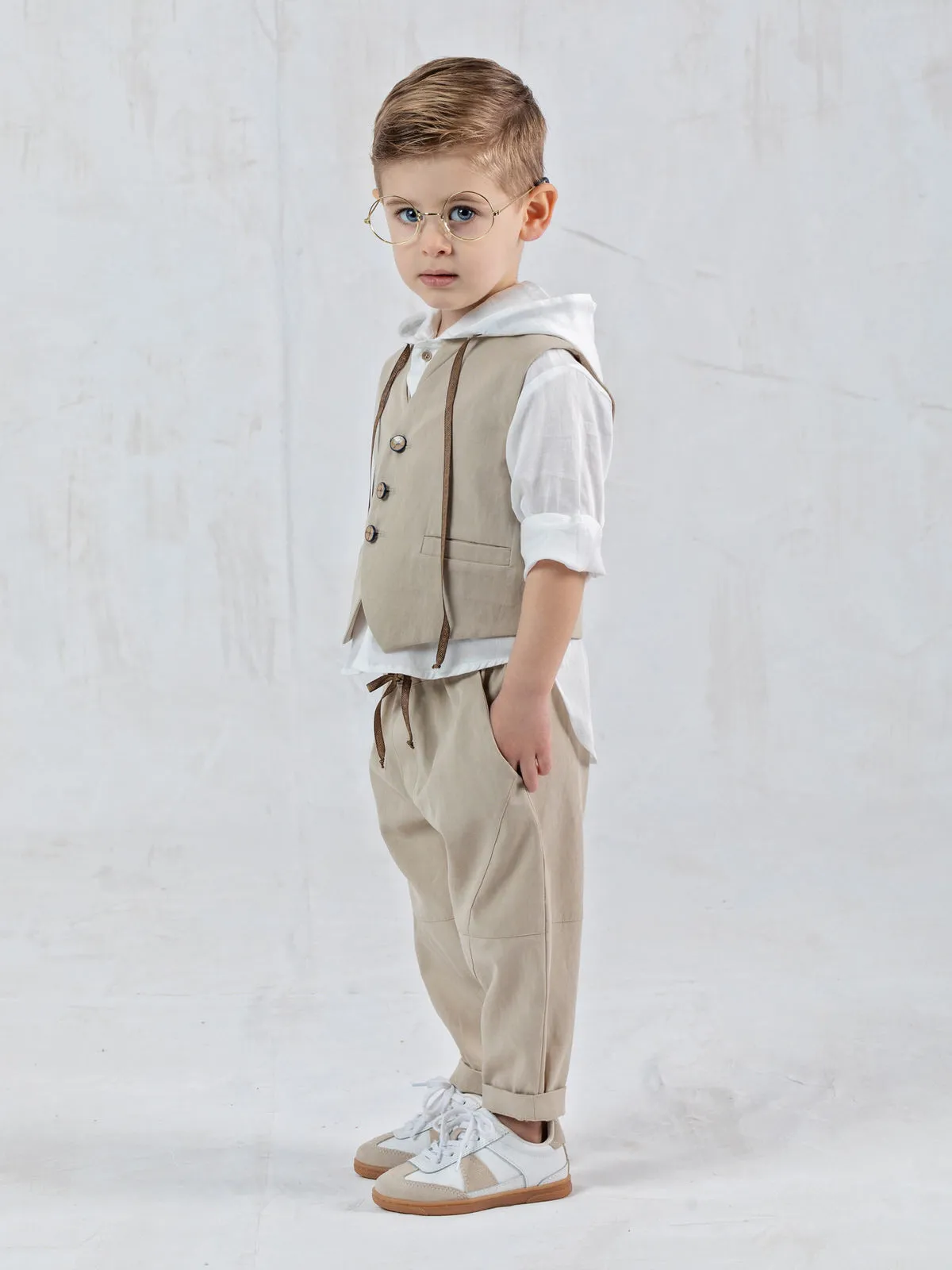 Boy's Boho cotton outfit set 4pcs – ETEOKLIS
