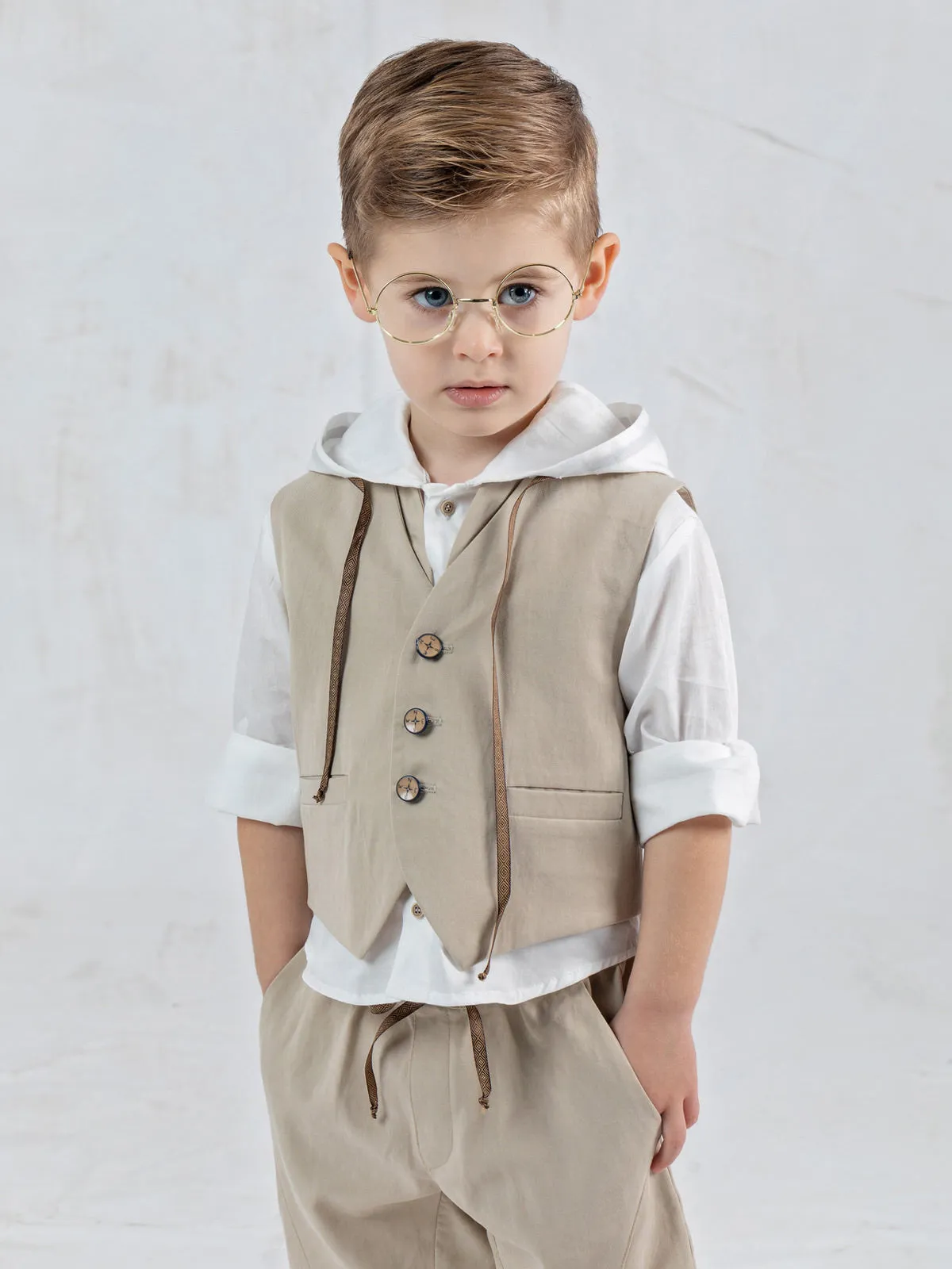 Boy's Boho cotton outfit set 4pcs – ETEOKLIS