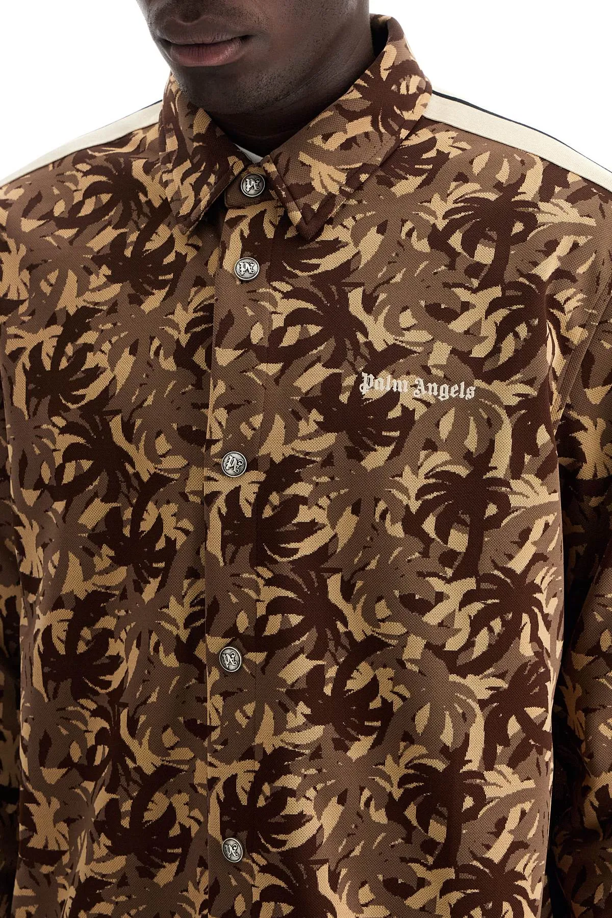 CAMOUFLAGE TRACK OVERSHIRT