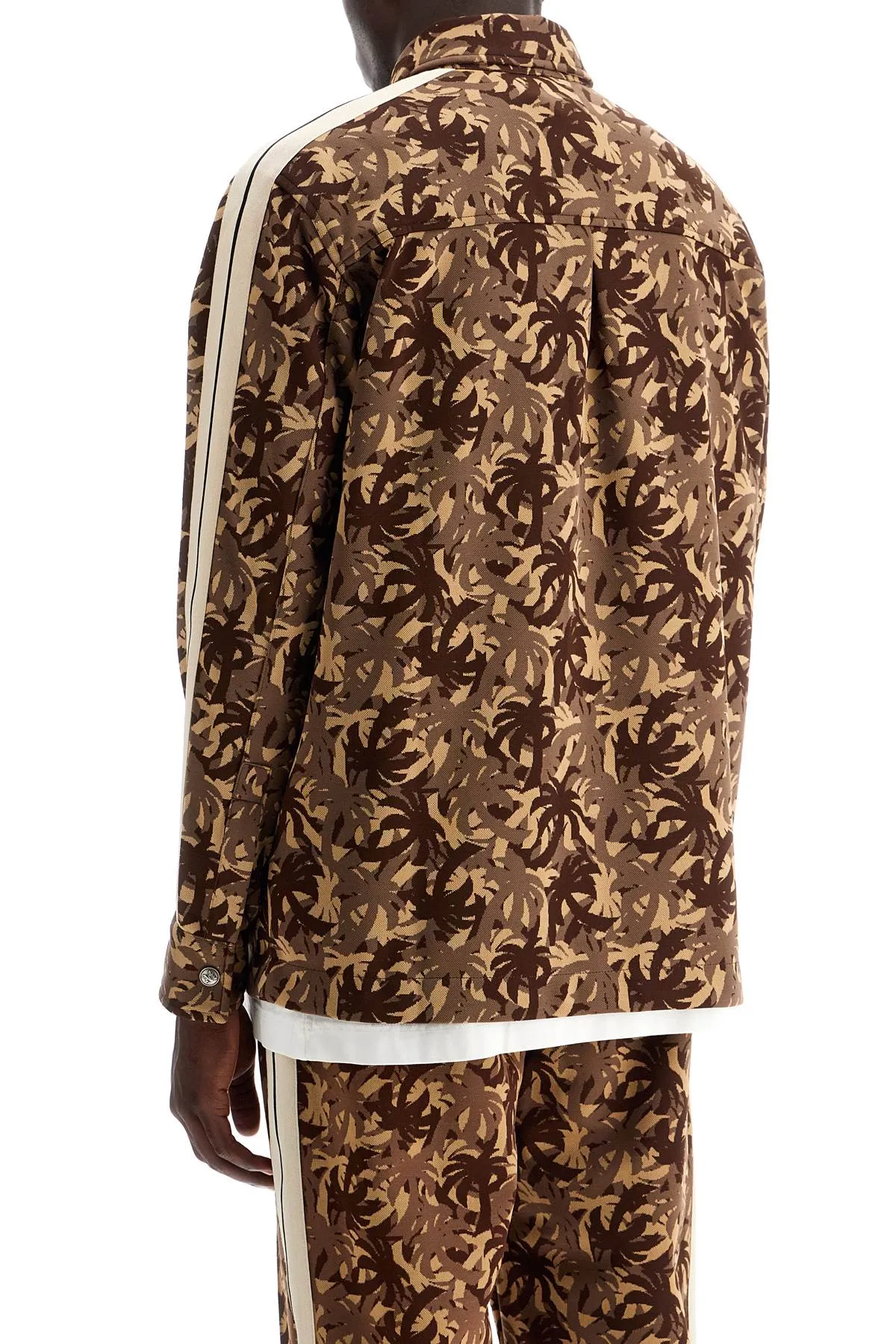 CAMOUFLAGE TRACK OVERSHIRT