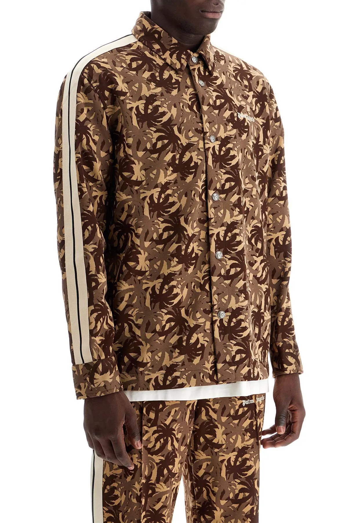 CAMOUFLAGE TRACK OVERSHIRT