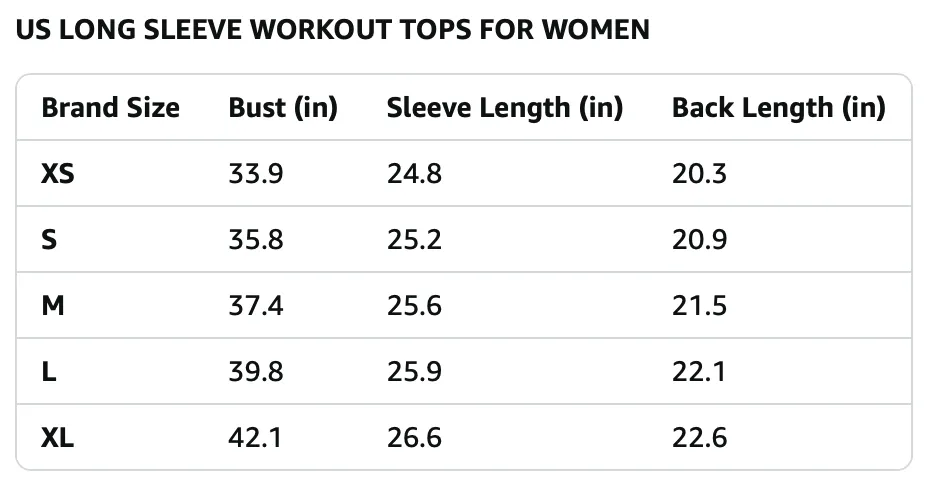 Fairest Farm LOMON Womens Long Sleeve Workout Top