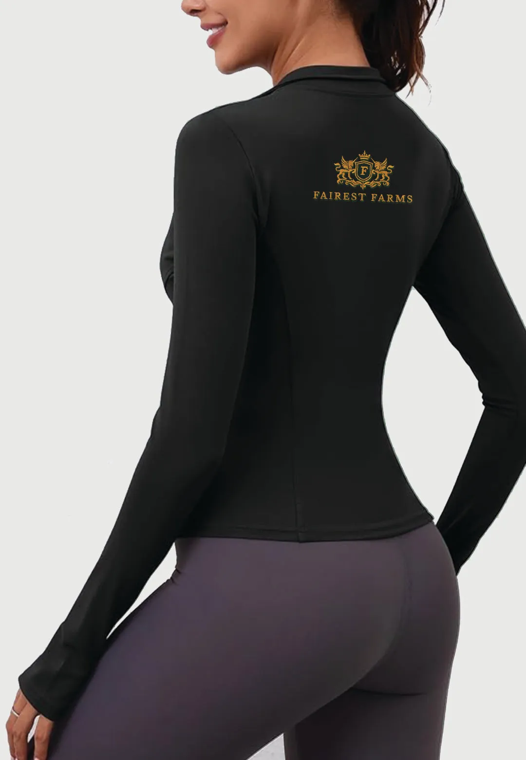 Fairest Farm LOMON Womens Long Sleeve Workout Top