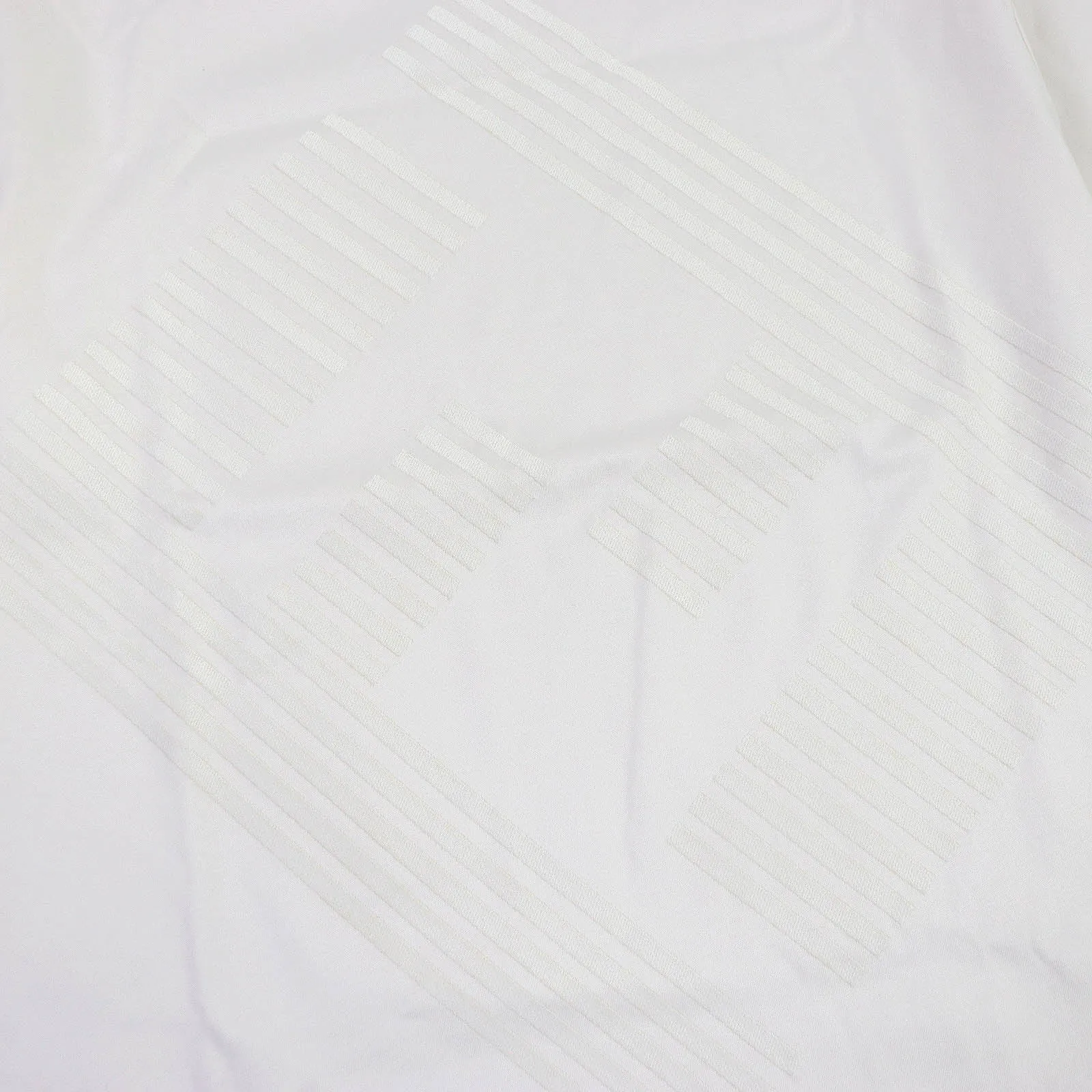 Fendi Cotton FF Logo Embroidery T-Shirt Ivory M