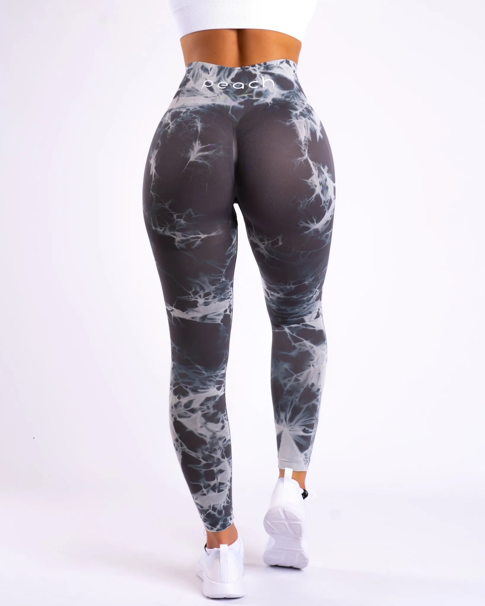 Grey Tie-dye V.2 Mid waist Tights