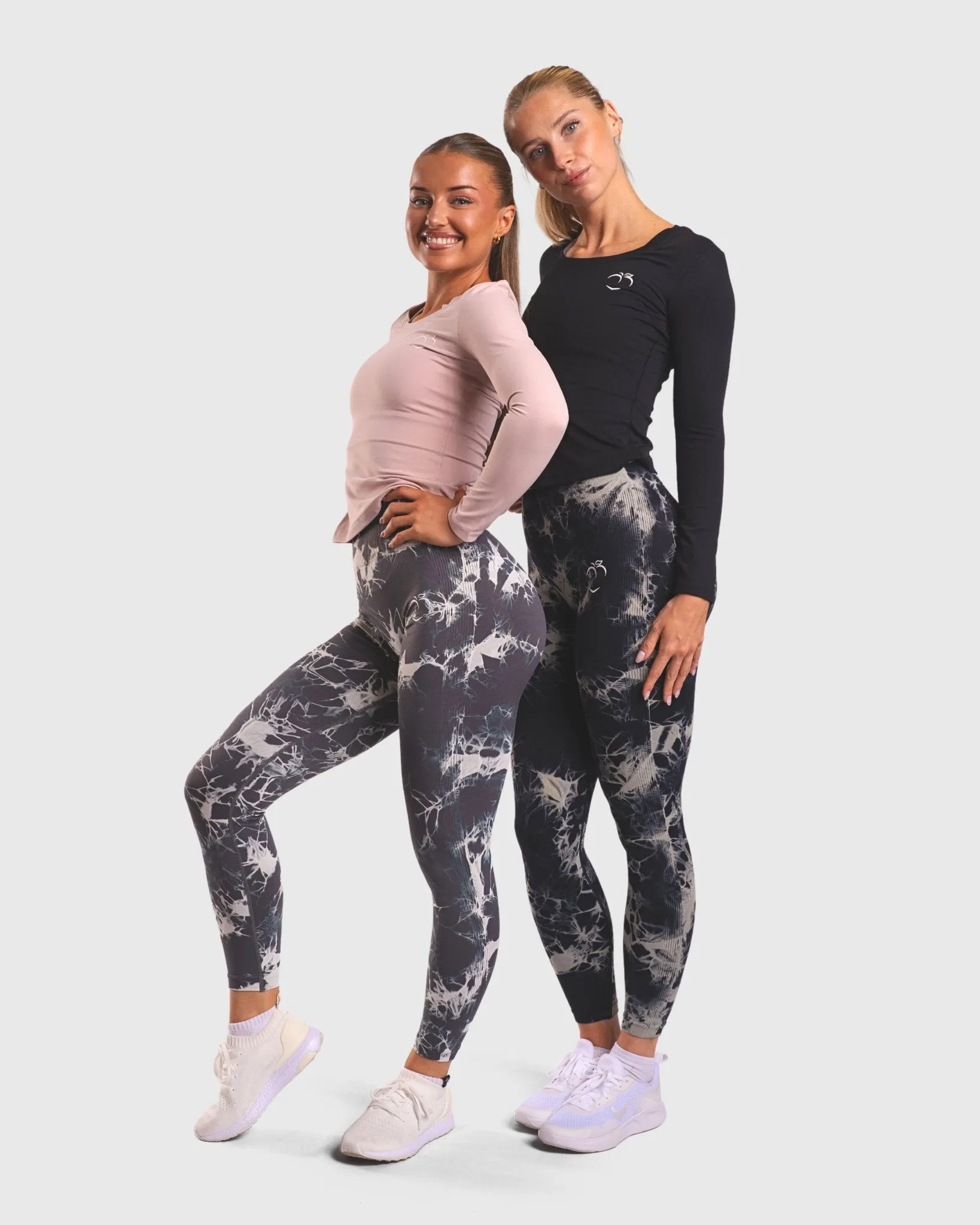 Grey Tie-dye V.2 Mid waist Tights