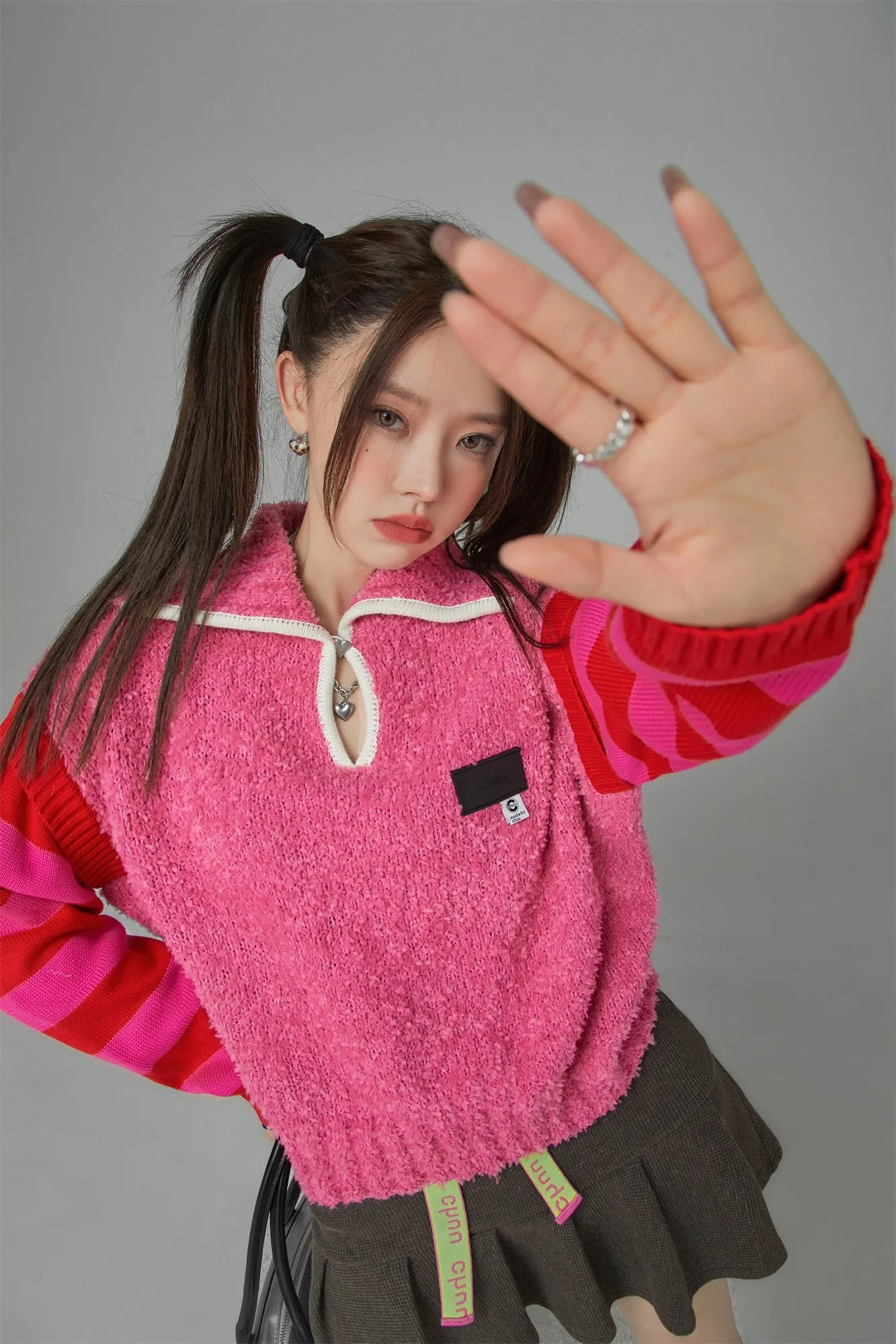 Hold Your Head Up Knit Sweater