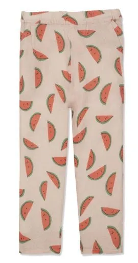 Mon Coeur Watermelon Kid Linen Pants