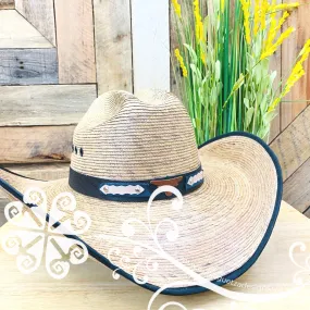 Natural Cowboy Straw Hat - Sombrero de Palma