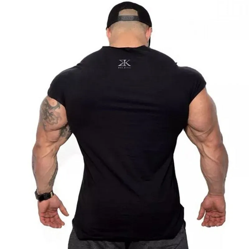 Ryan Designs Men Gyms Fitness Bodybuilding Skinny T-shirt