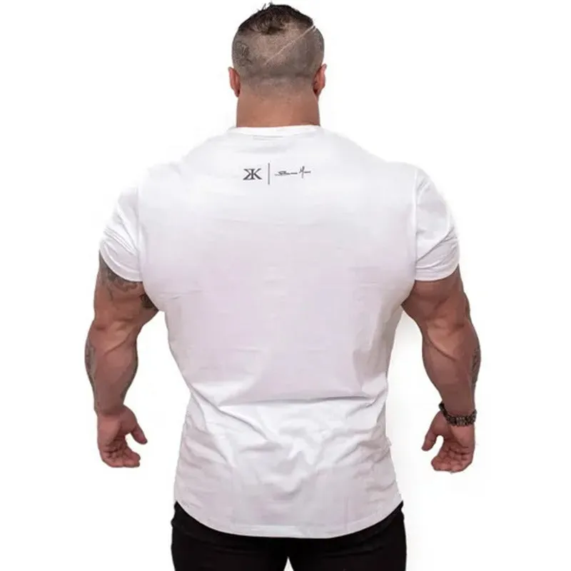 Ryan Designs Men Gyms Fitness Bodybuilding Skinny T-shirt