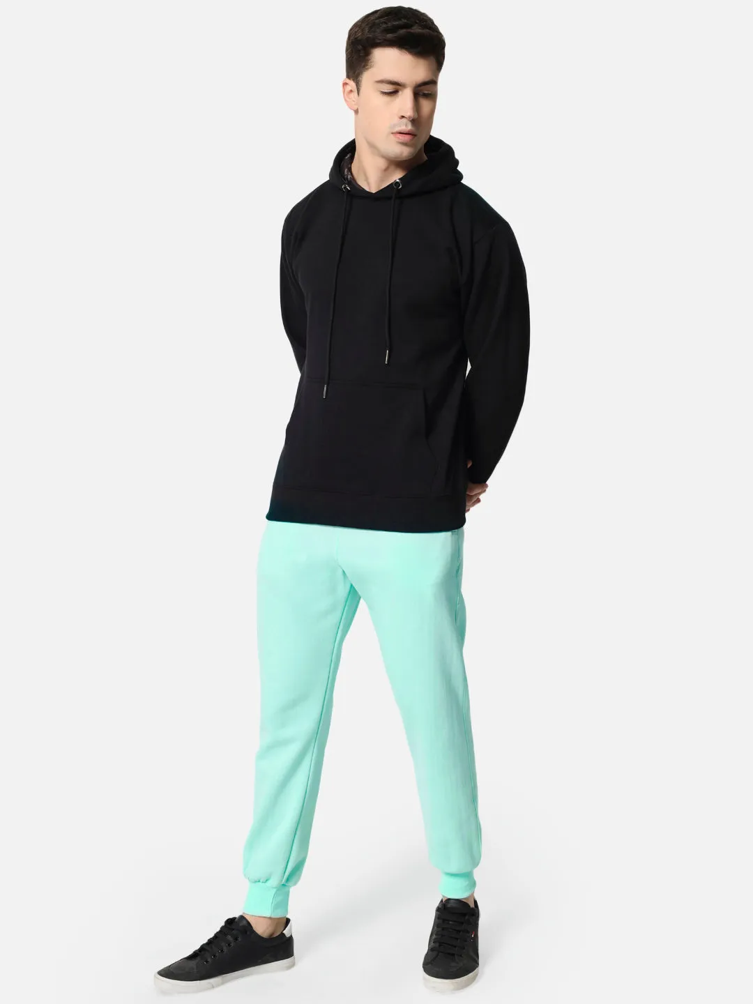 Sea Green Fleece Joggers