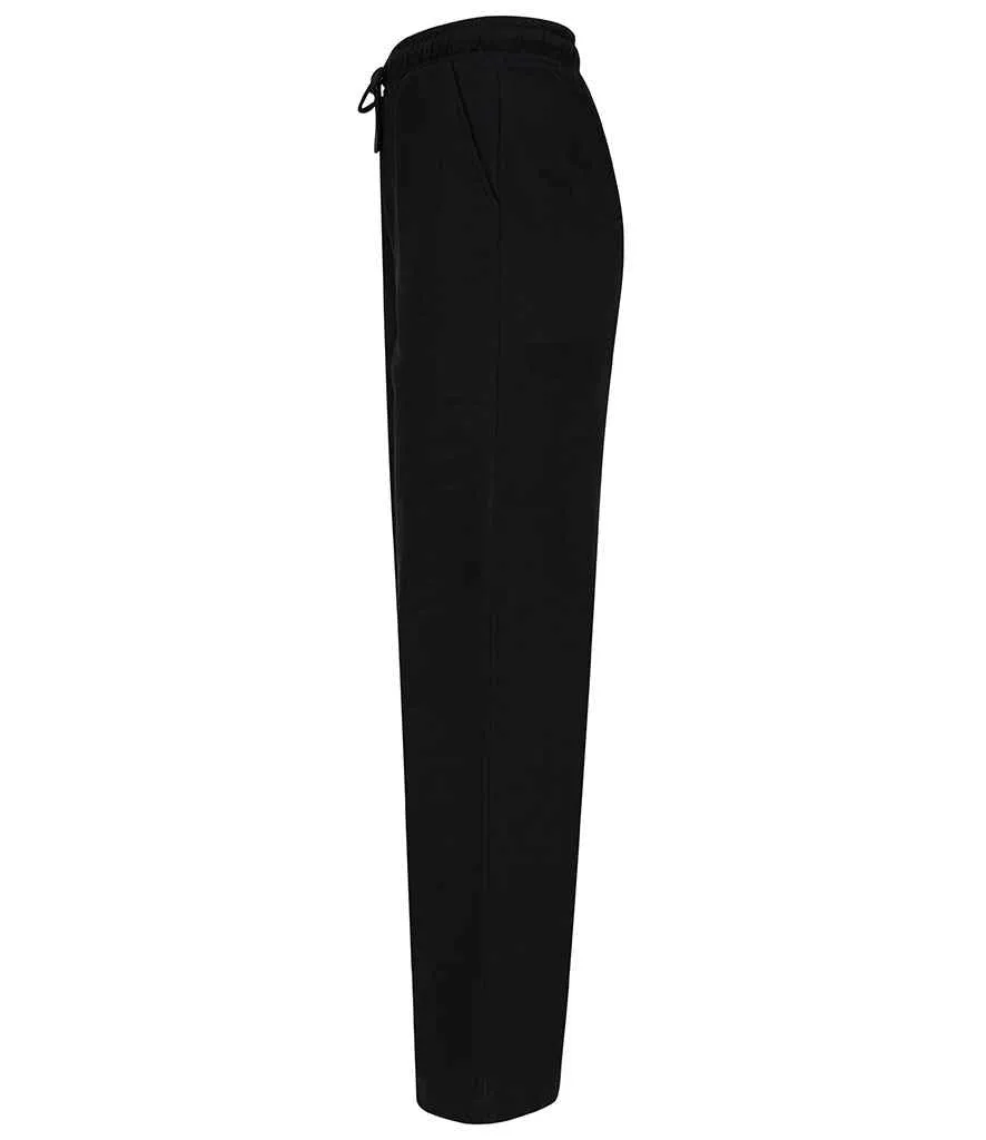 SF Clothing Ladies Sustainable Fashion Wide Leg Joggers | Black