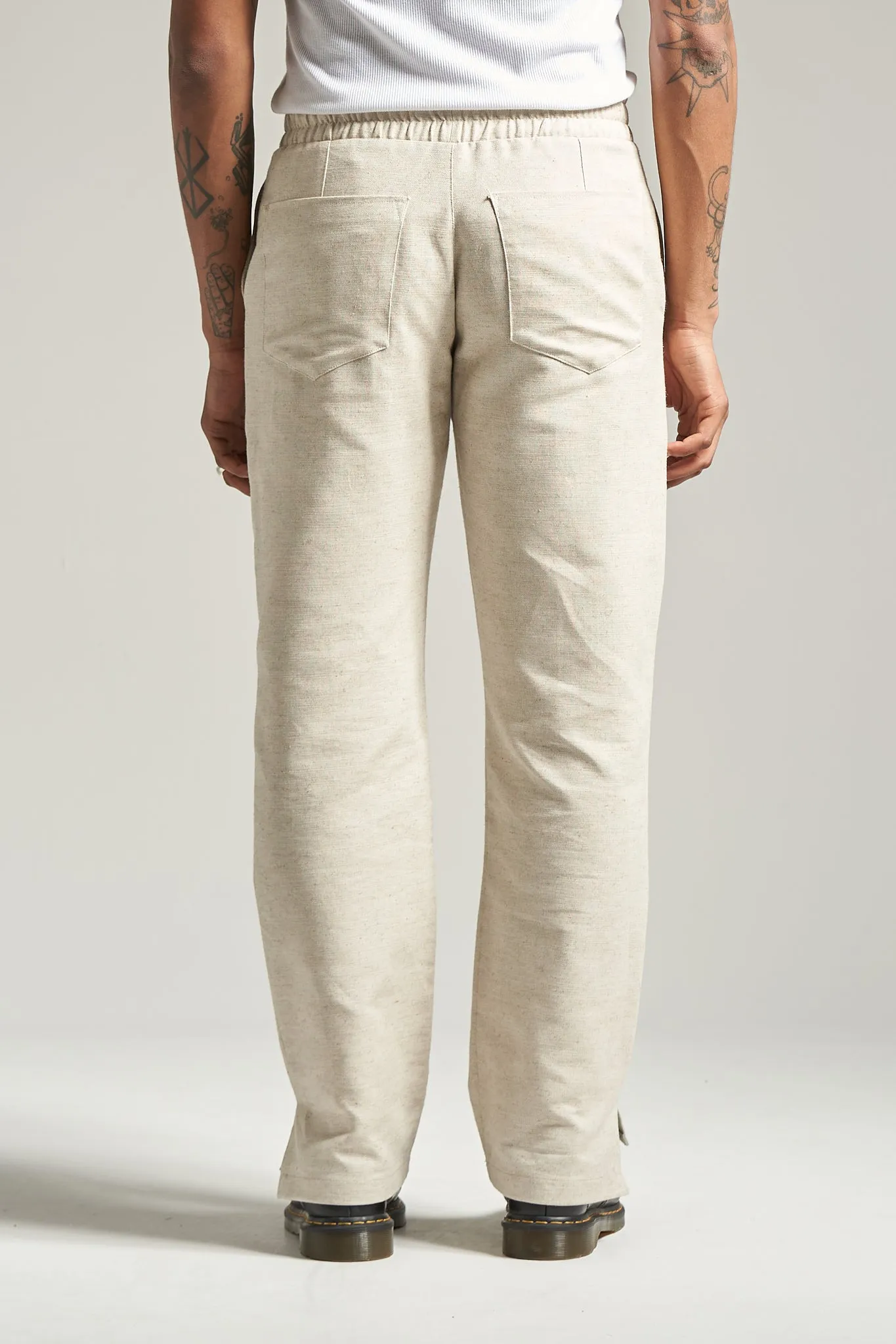 The Cotton Linen Split Pant