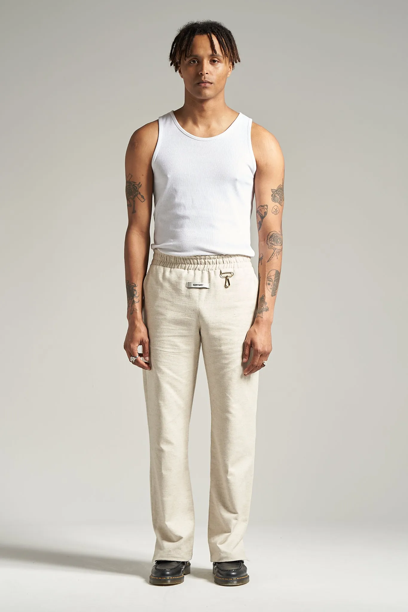 The Cotton Linen Split Pant